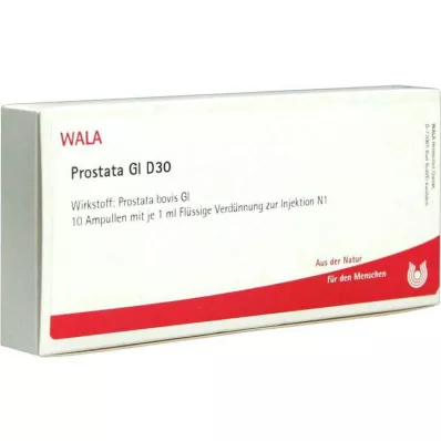 PROSTATA GL D 30 ampulas, 10X1 ml PROSTATA GL D 30 ampulas, 10X1 ml
