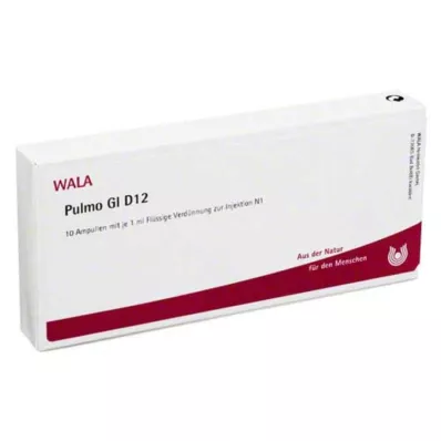 PULMO GL D 12 ampulas, 10X1 ml