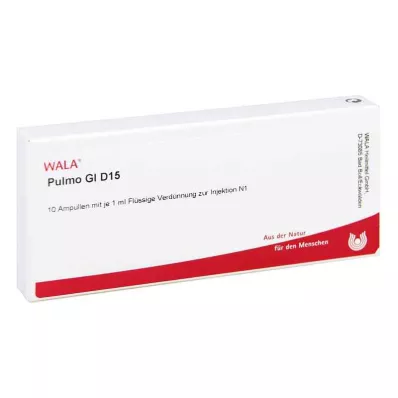 PULMO GL D 15 ampulas, 10X1 ml