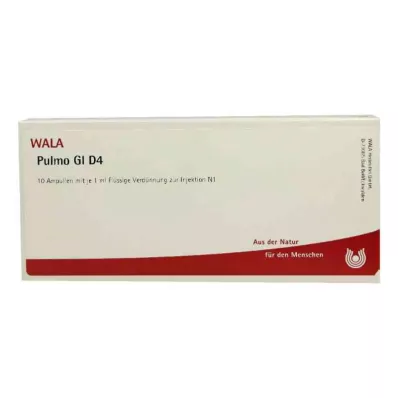 PULMO GL D 4 ampulas, 10X1 ml