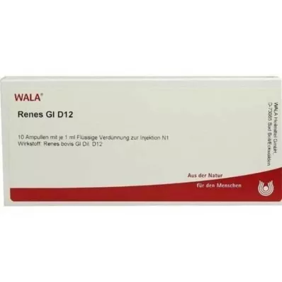 RENES GL D 12 ampulas, 10X1 ml