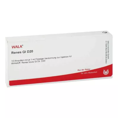 RENES GL D 20 ampulas, 10X1 ml