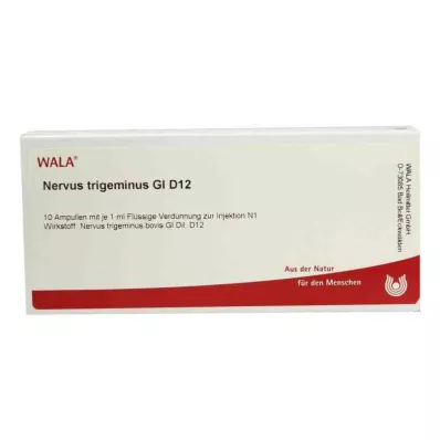 NERVUS TRIGEMINUS GL D 12 ampulas, 10X1 ml