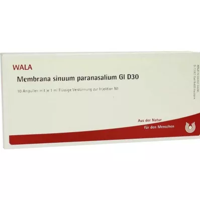 MEMBRANA sinuum paransalium GL D 30 ampulas, 10X1 ml MEMBRANA sinuum paransalium GL D 30 ampulas, 10X1 ml