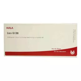 LIEN GL D 8 ampulas, 10X1 ml