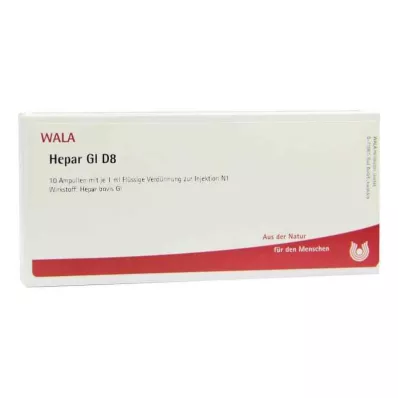 HEPAR GL D 8 ampulas, 10X1 ml