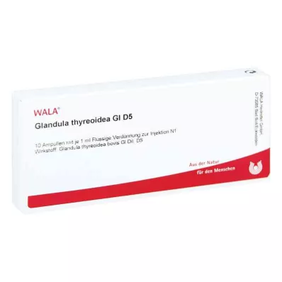 GLANDULA THYREOIDEA GL D 5 ampulas, 10X1 ml GLANDULA THYREOIDEA GL D 5 ampulas, 10X1 ml