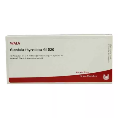 GLANDULA THYREOIDEA GL D 20 ampulas, 10X1 ml