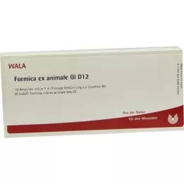 FORMICA EX animale GL D 12 ampulas, 10X1 ml