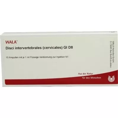 DISCI intervertebrales cervicales GL D 8 ampulas, 10X1 ml
