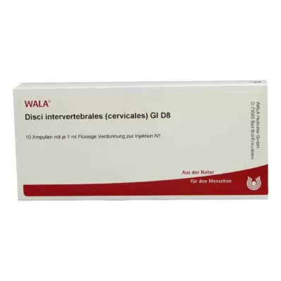 DISCI intervertebrales cervicales GL D 8 ampulas, 10X1 ml DISCI intervertebrales cervicales GL D 8 ampulas, 10X1 ml
