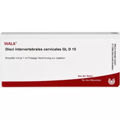 DISCI intervertebrales cervicales GL D 15 ampulas, 10X1 ml