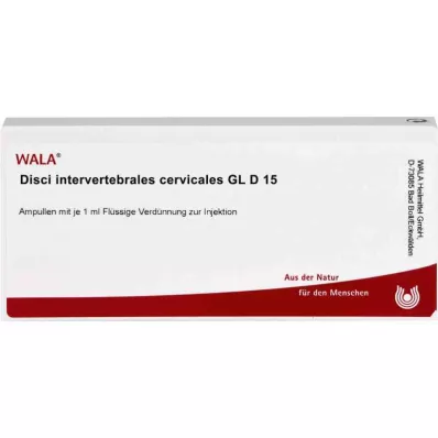 DISCI intervertebrales cervicales GL D 15 ampulas, 10X1 ml