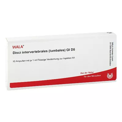 DISCI intervertebrales lumbales GL D 5 ampulas, 10X1 ml