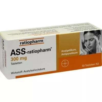 ASS-ratiopharm 300 mg tabletes, 50 gab