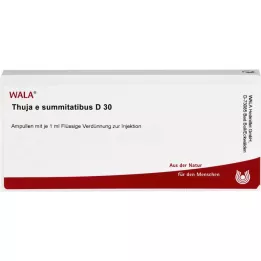 THUJA E SUMMITATIBUS D 30 ampulas, 10X1 ml