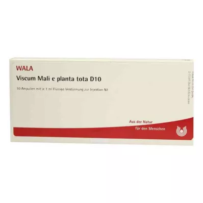 VISCUM MALI e planta tota D 10 ampulas, 10X1 ml VISCUM MALI e planta tota D 10 ampulas, 10X1 ml