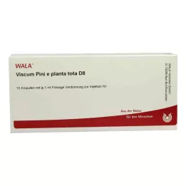 VISCUM PINI e planta tota D 8 ampulas, 10X1 ml