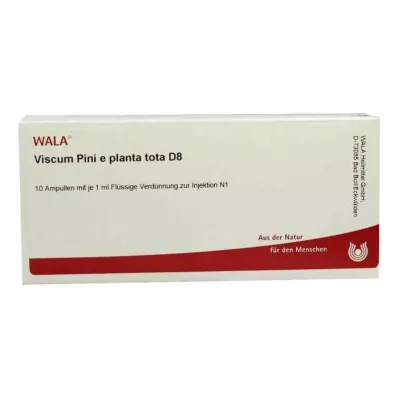 VISCUM PINI e planta tota D 8 ampulas, 10X1 ml