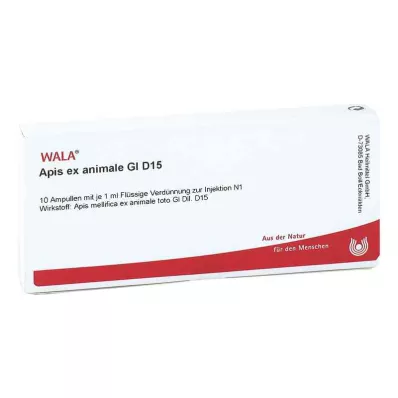 APIS EX animale GL D 15 ampulas, 10X1 ml