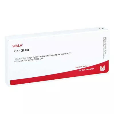 COR GL D 8 ampulas, 10X1 ml