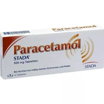 PARACETAMOL STADA 500 mg tabletes, 10 gab