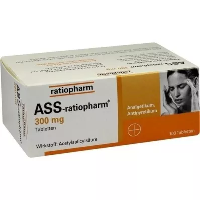 ASS-ratiopharm 300 mg tabletes, 100 gab