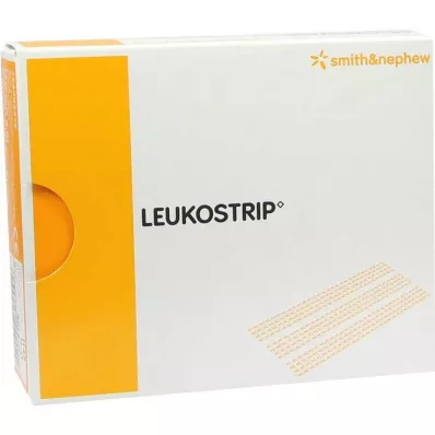LEUKOSTRIP Rētas šuves sloksnes 6,4x76 mm kaste, 50X3 gab