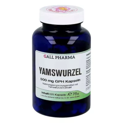 YAMSWURZEL 500 mg GPH kapsulas, 120 kapsulas