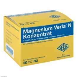 MAGNESIUM VERLA N Koncentrāts iekšķīgai lietošanai, 50 gab
