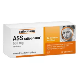 ASS-ratiopharm 500 mg tabletes, 30 gab