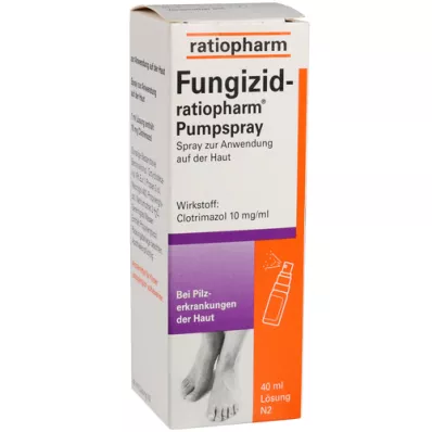 FUNGIZID-ratiopharm sūkņa aerosols, 40 ml