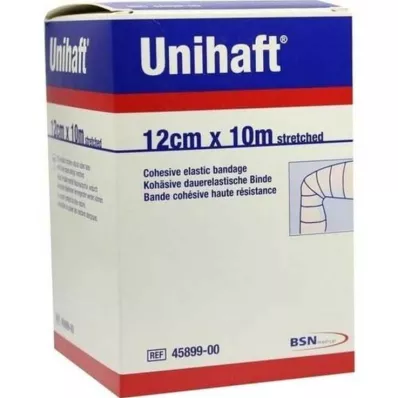 UNIHAFT Ideāls pārsējs 12 cmx10 m, 1 gab UNIHAFT Ideāls pārsējs 12 cmx10 m, 1 gab