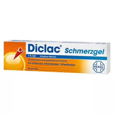 DICLAC Pretsāpju želeja 1%, 50 g DICLAC Pretsāpju želeja 1%, 50 g
