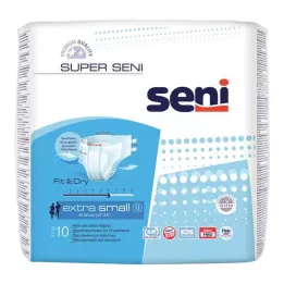 SUPER SENI Inkontinences bikses XS izmērs, 10 gab
