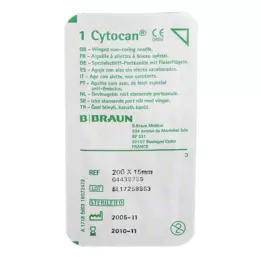 CYTOCAN Ostas kanila 20 G 15 mm, 1 gab