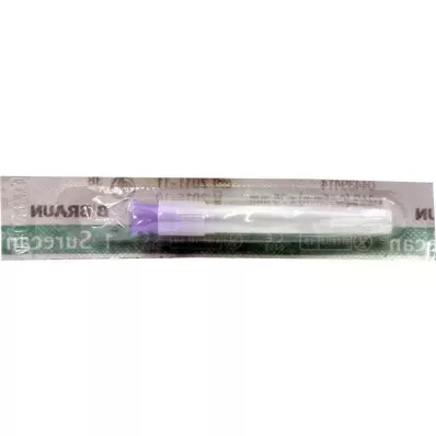SURECAN 24 Gx25 mm taisna kanila, 1 gab SURECAN 24 Gx25 mm taisna kanila, 1 gab