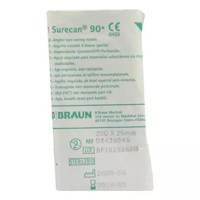 SURECAN Port kangula 20 Gx25 mm leņķveida, 1 gab