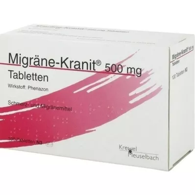 MIGRÄNE KRANIT 500 mg tabletes, 100 gab