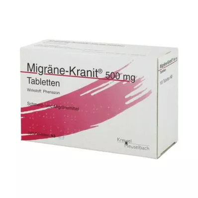 MIGRÄNE KRANIT 500 mg tabletes, 100 gab