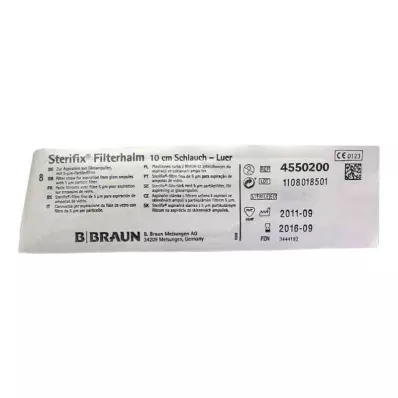 STERIFIX Filtra salmiņš 10 cm, 1 gab