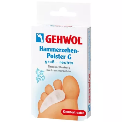 GEHWOL Polymer gel hammer toe pad G right, 1 gab GEHWOL Polymer gel hammer toe pad G right, 1 gab
