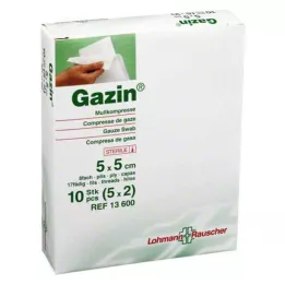 GAZIN Marle 5x5 cm sterila 8 reizes, 5X2 gab