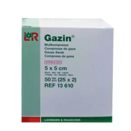 GAZIN Marle 5x5 cm sterila 8 reizes, 25X2 gab