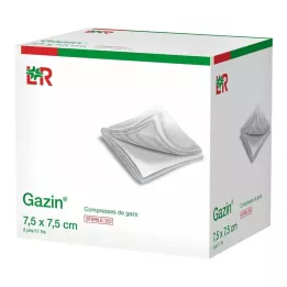 GAZIN Marle komp. 7,5x7,5 cm sterila 8 reizes, 25X2 gab