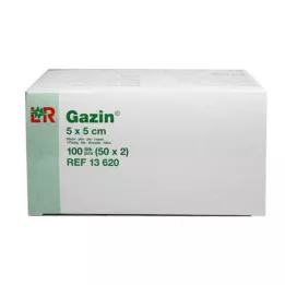 GAZIN Marle 5x5 cm sterila 8 reizes, 50X2 gab