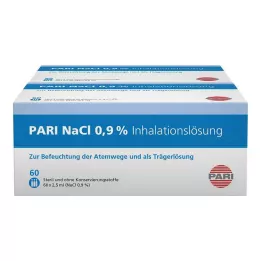PARI NaCl inhalācijas šķīduma ampulas, 120X2,5 ml