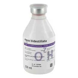 AQUA BIDEST Plastmasas, 250 ml