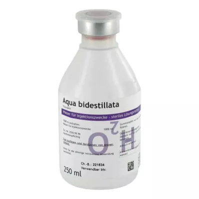 AQUA BIDEST Plastmasas, 250 ml