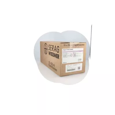 AQUA BIDEST Plastmasas, 10X250 ml